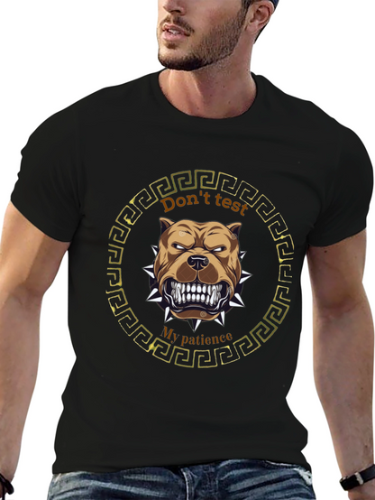 Dont Test My Patience Pitbull T-Shirt