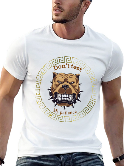 Dont Test My Patience Pitbull T-Shirt