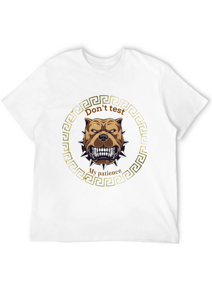 Dont Test My Patience Pitbull T-Shirt