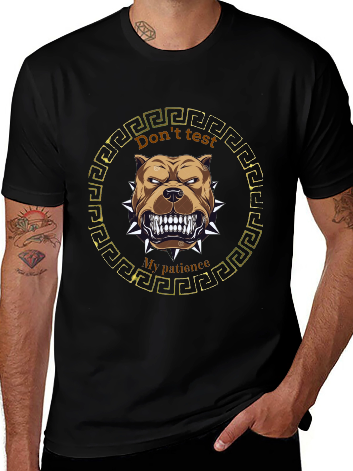 Dont Test My Patience Pitbull T-Shirt