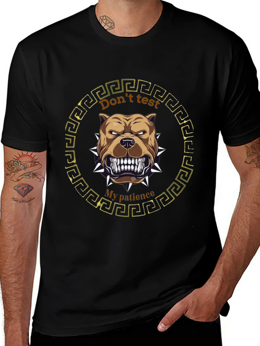 Dont Test My Patience Pitbull T-Shirt