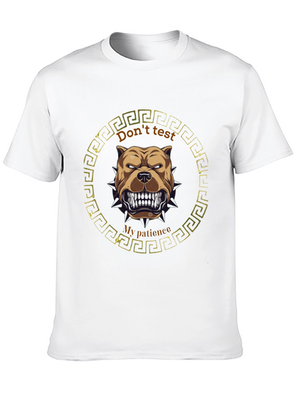 Dont Test My Patience Pitbull T-Shirt