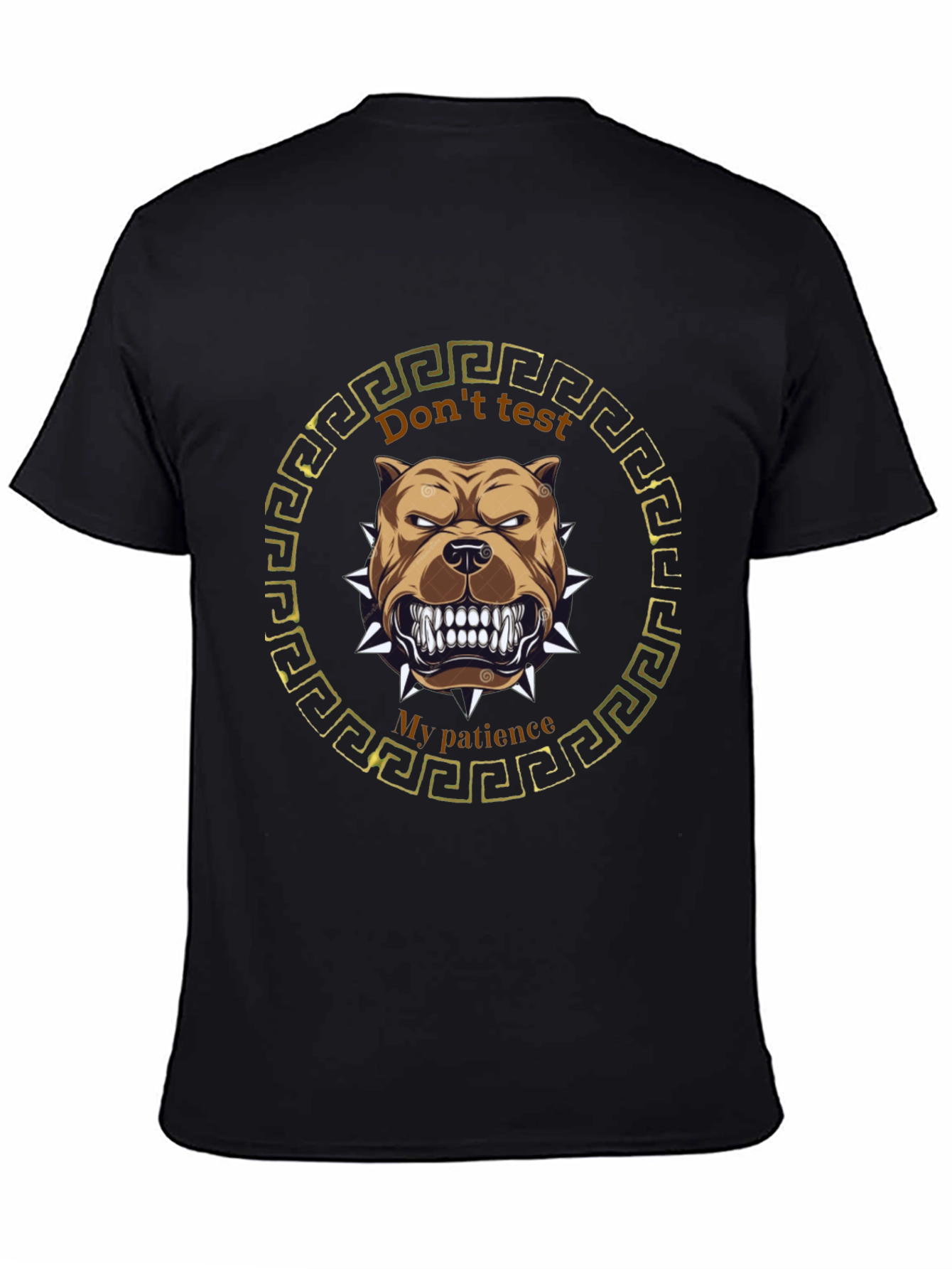 Dont Test My Patience Pitbull T-Shirt