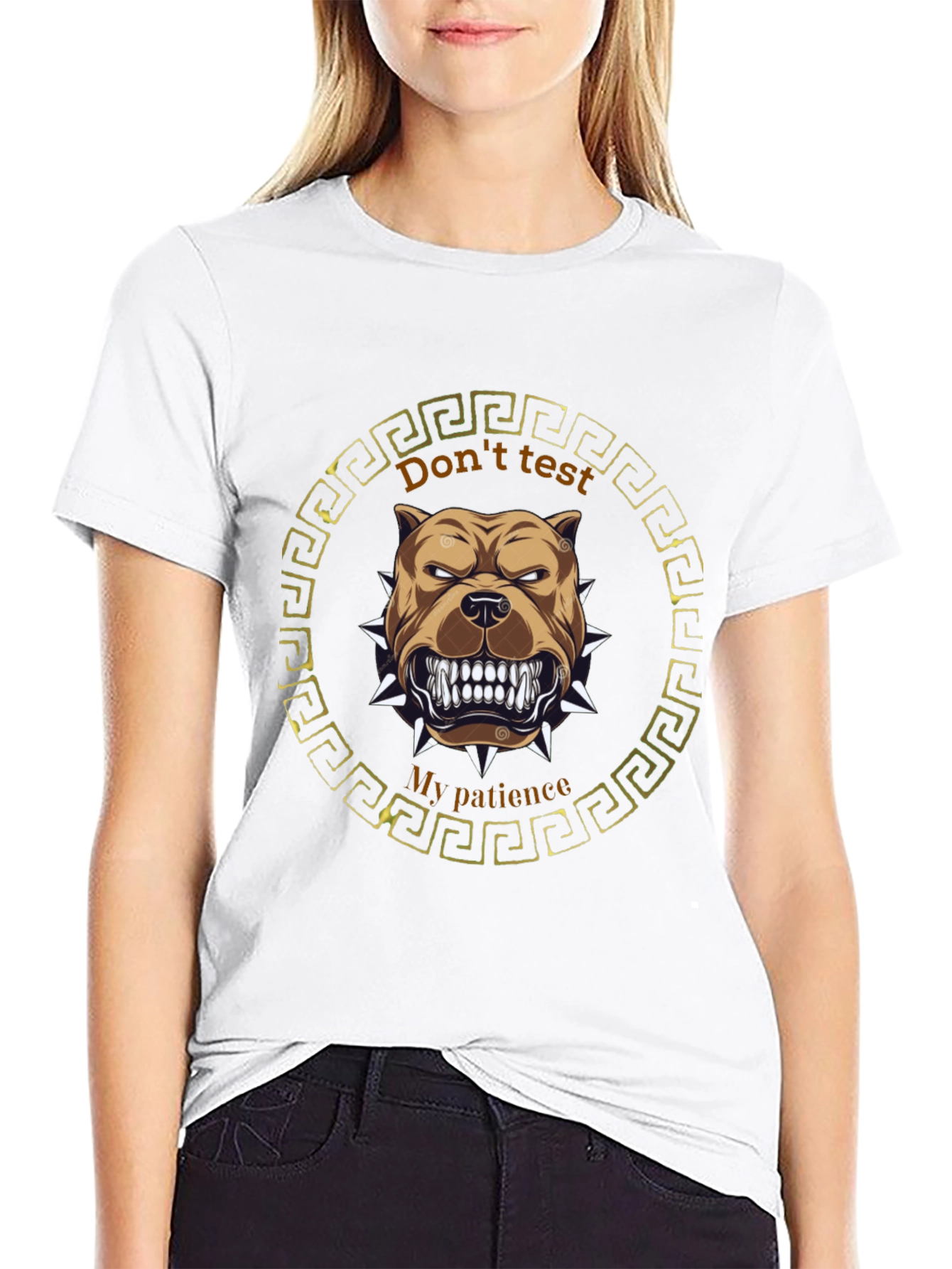 Dont Test My Patience Pitbull T-Shirt