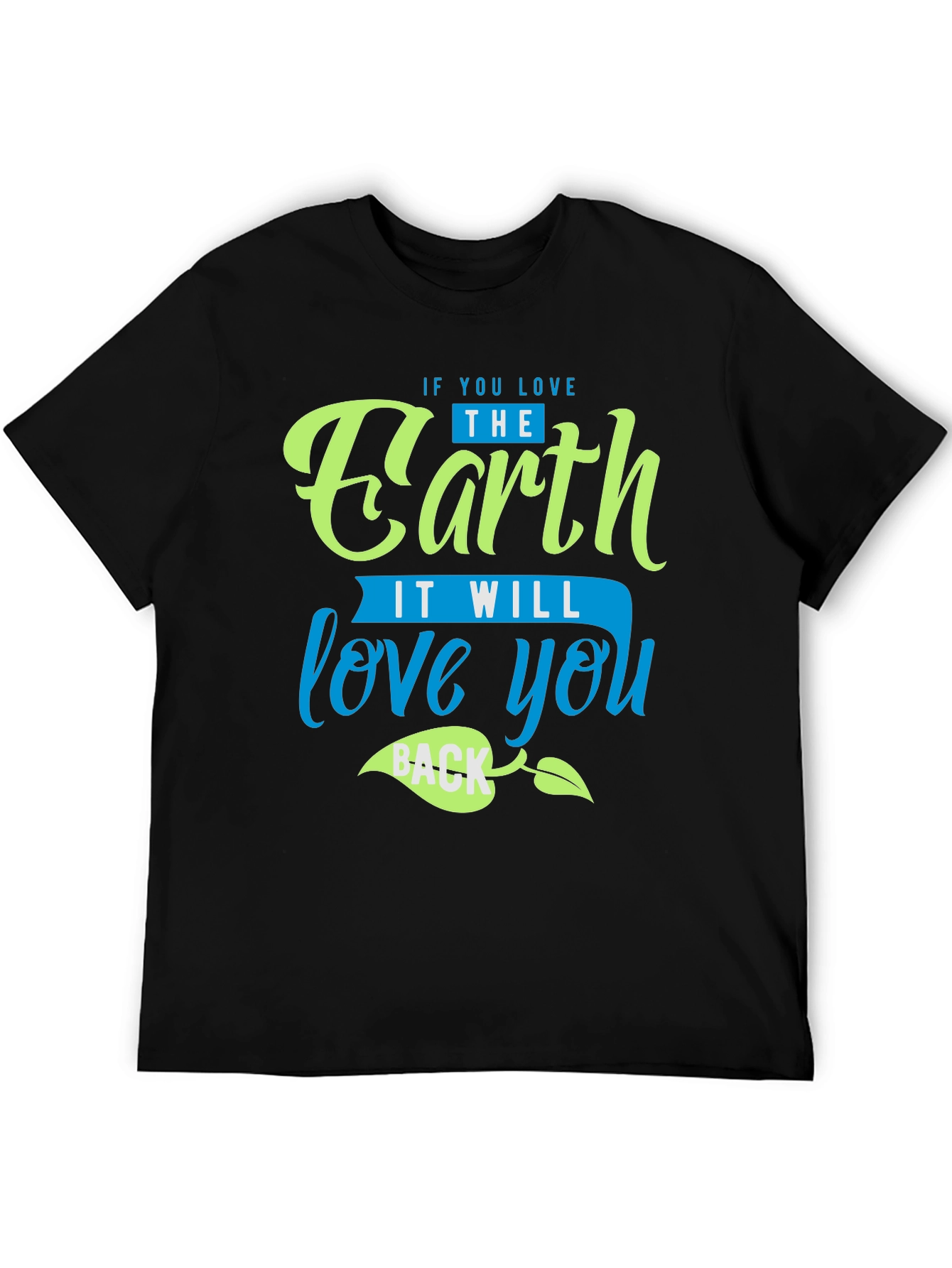 Love the Earth Black T-Shirt