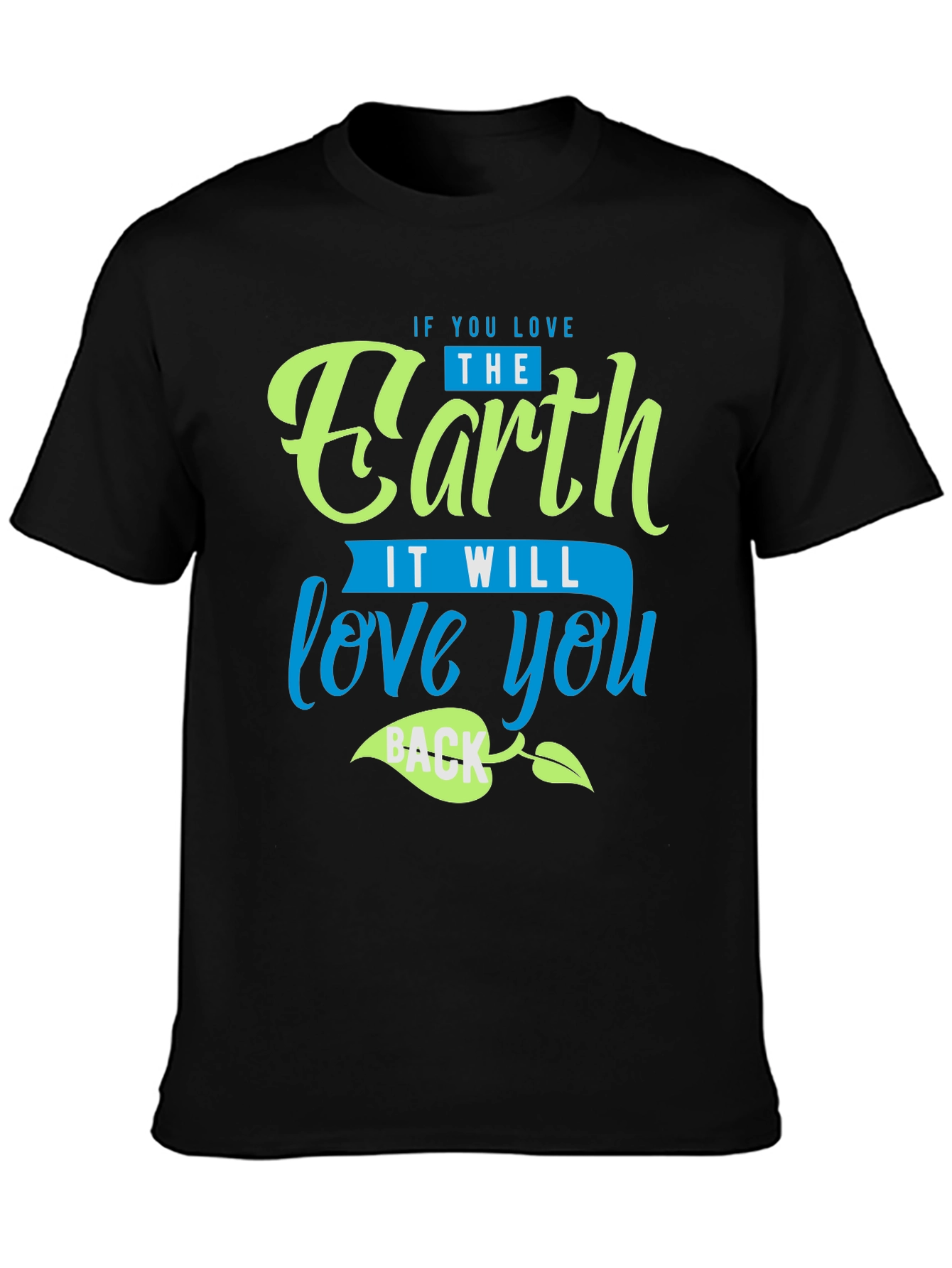 Love the Earth Black T-Shirt