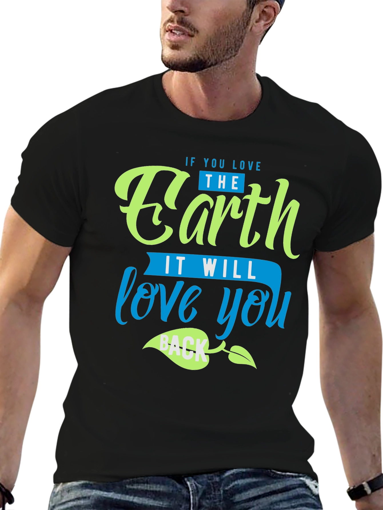 Love the Earth Black T-Shirt