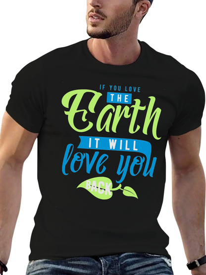 Love the Earth Black T-Shirt