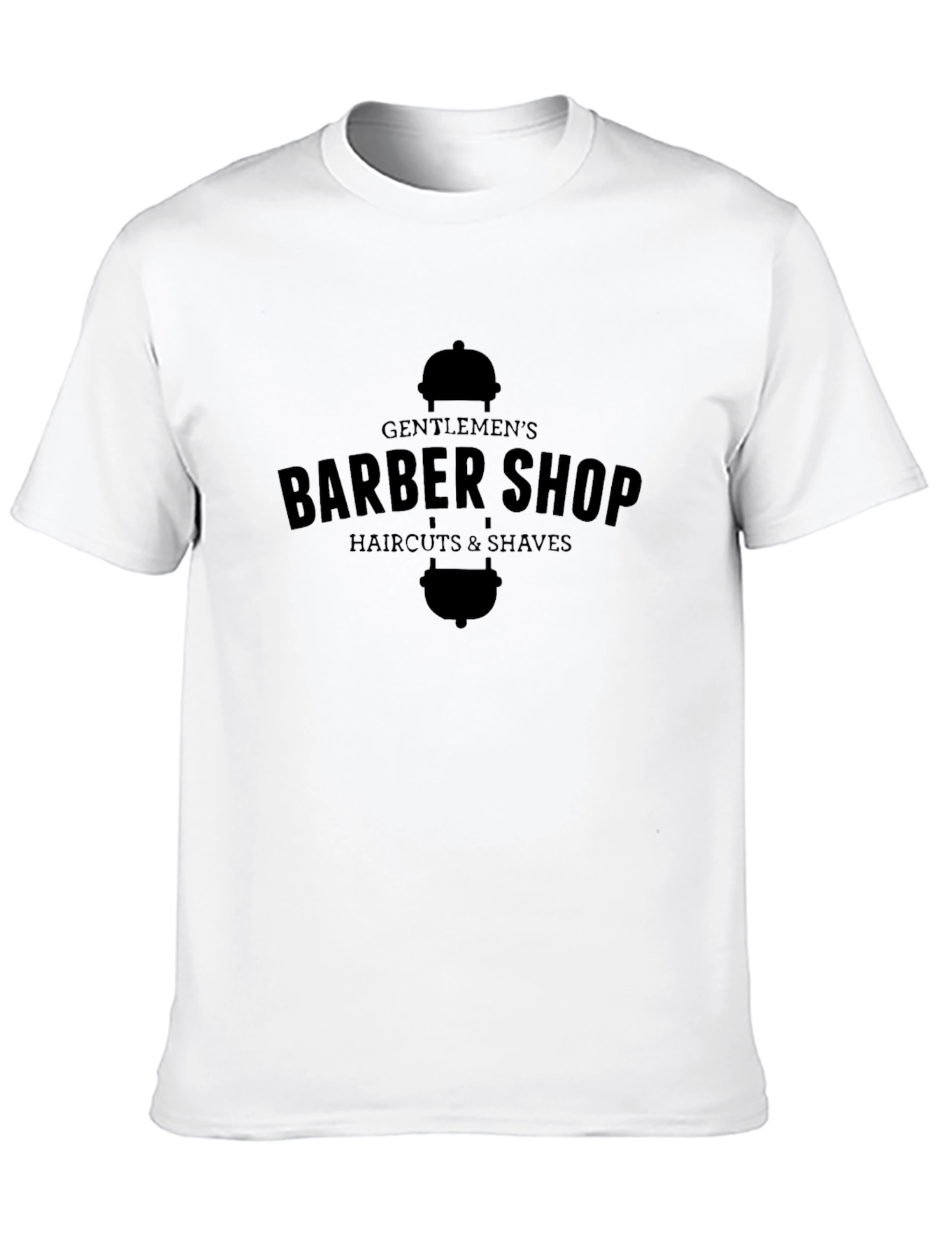 Gentlemens Barber Shop Black T-Shirt