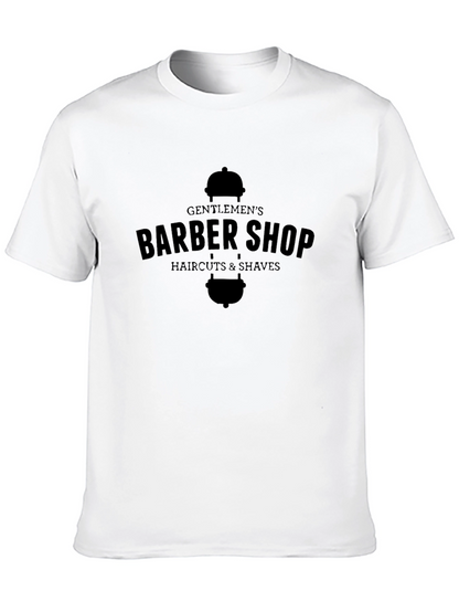 Gentlemens Barber Shop Black T-Shirt