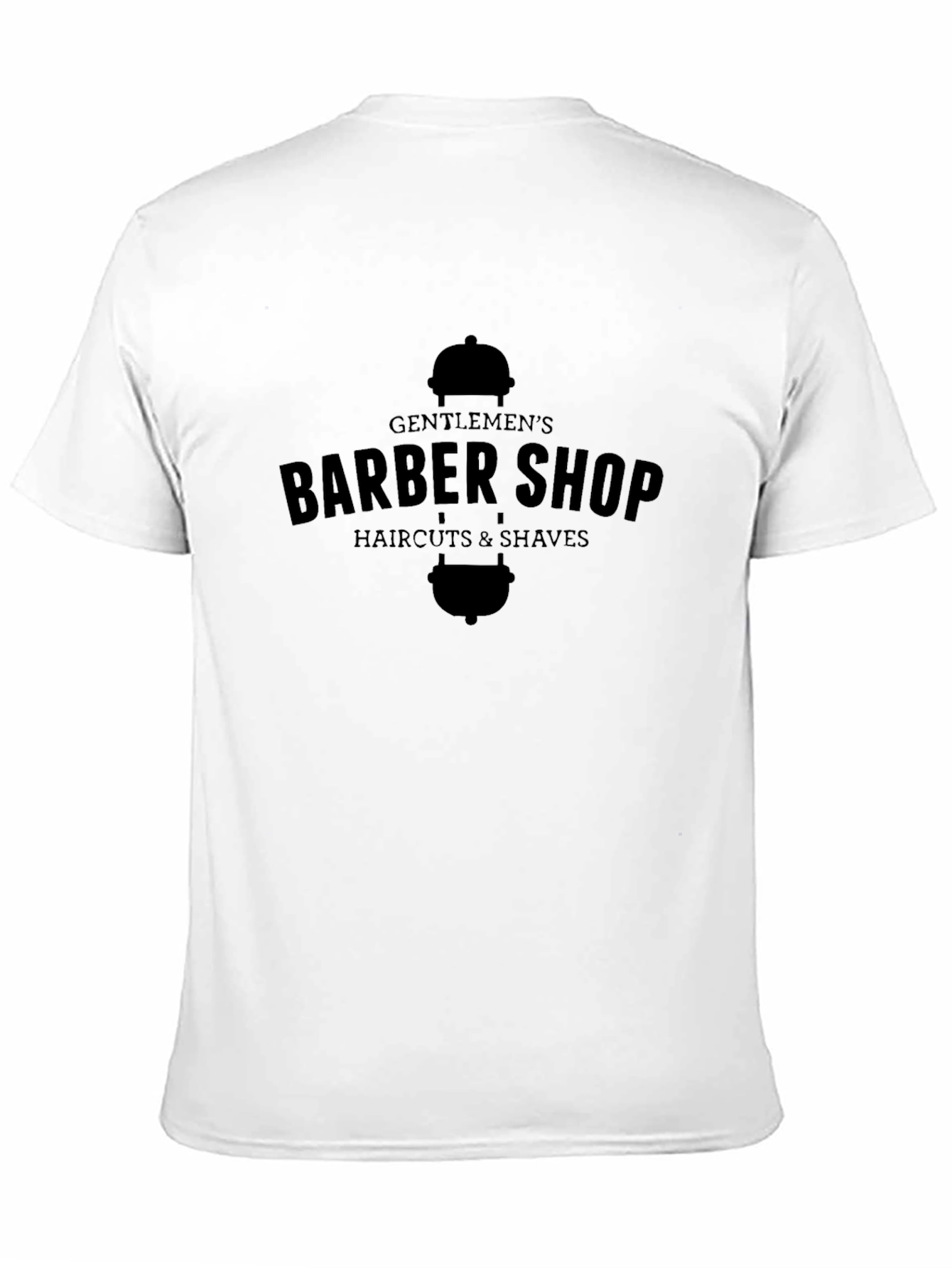 Gentlemens Barber Shop Black T-Shirt
