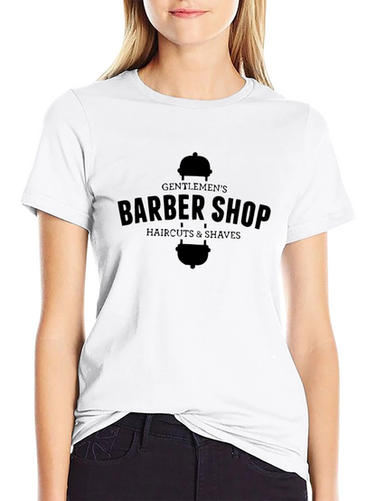 Gentlemens Barber Shop Black T-Shirt