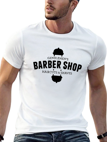 Gentlemens Barber Shop Black T-Shirt
