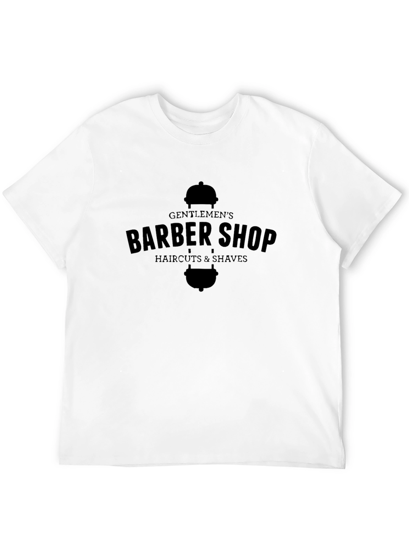 Gentlemens Barber Shop Black T-Shirt