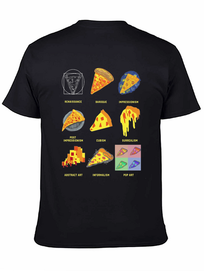 Pizza Art Styles T-Shirt: Renaissance to Pop Art!