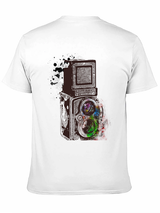 Vintage Camera Graphic Tee - Cool Retro Style