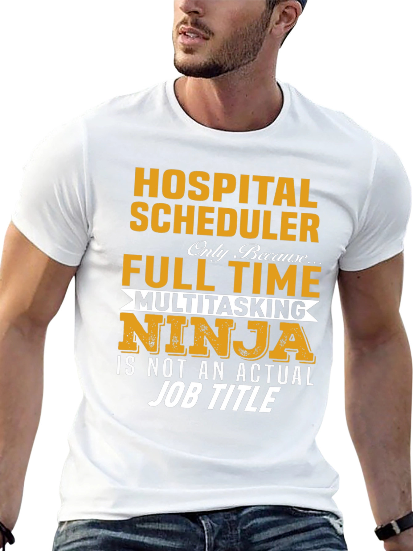 Hospital Scheduler Full-Time Ninja Graphic Tee