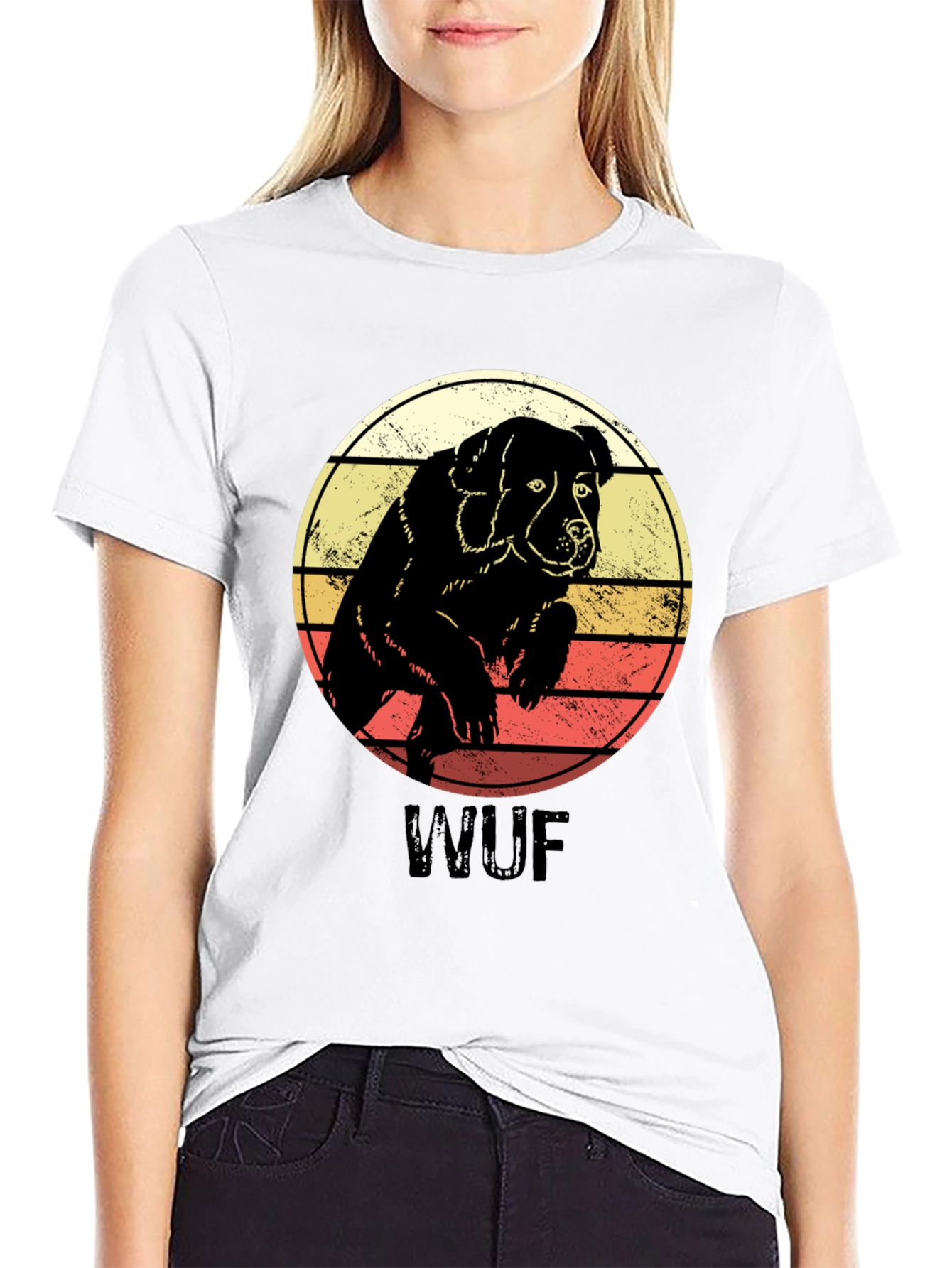 Retro Dog T-Shirt - WUF Graphic Tee
