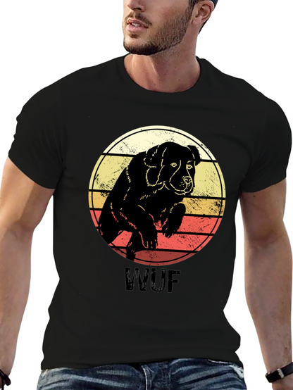 Retro Dog T-Shirt - WUF Graphic Tee