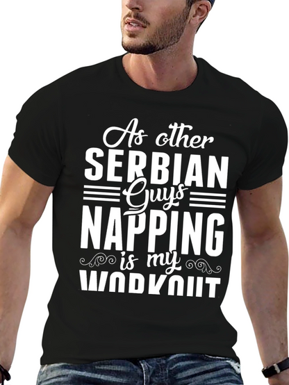 Serbian Napping Workout Tee