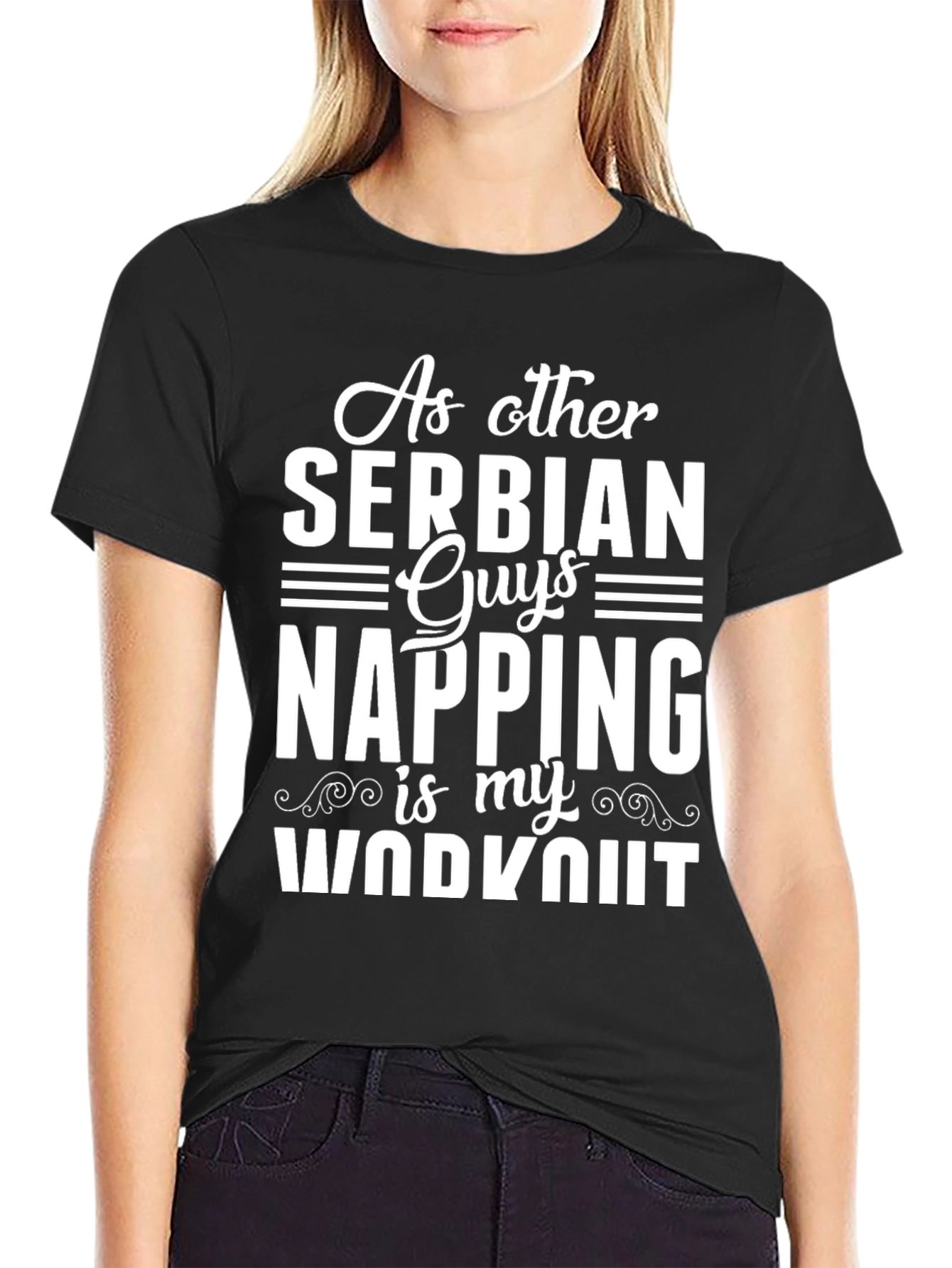 Serbian Napping Workout Tee