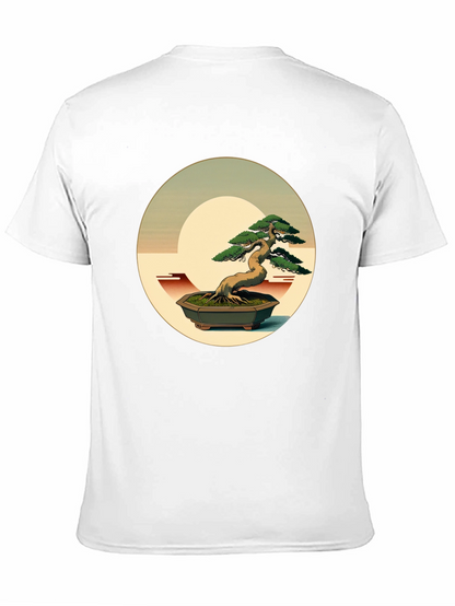 Bonsai Graphic Tee - Artistic Nature Shirt