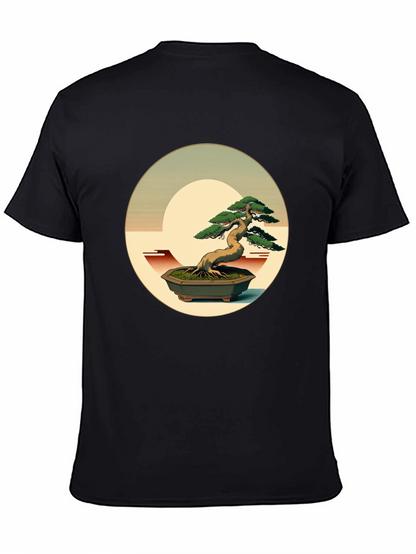 Bonsai Graphic Tee - Artistic Nature Shirt