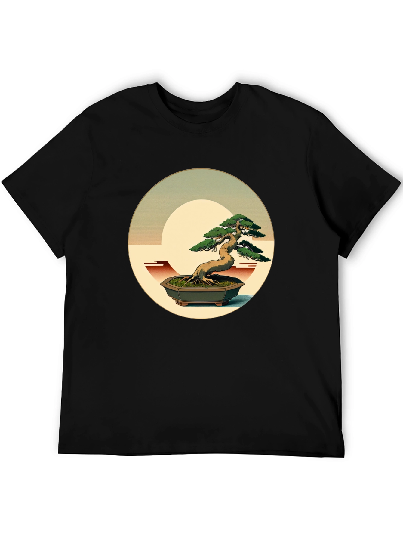 Bonsai Graphic Tee - Artistic Nature Shirt