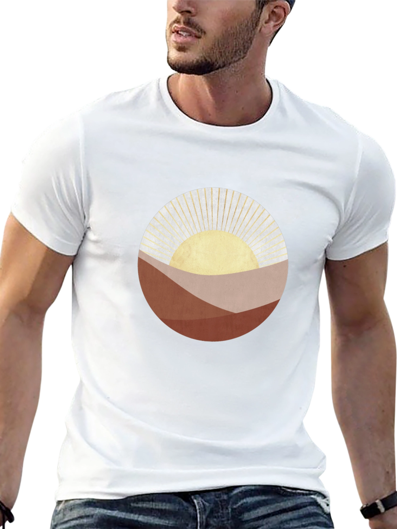 Sunset Graphic Tee - Modern Style
