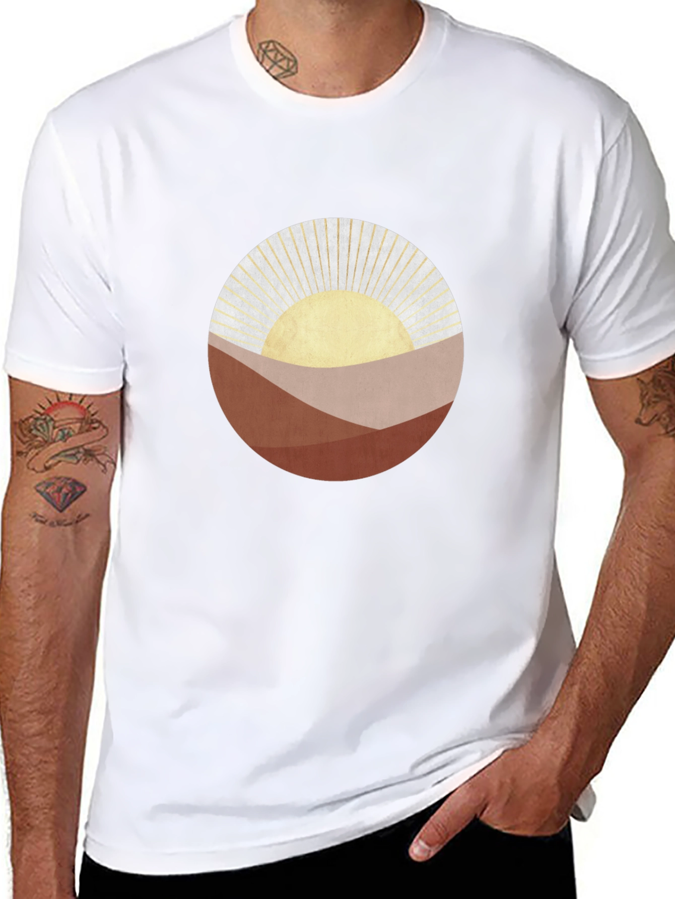 Sunset Graphic Tee - Modern Style