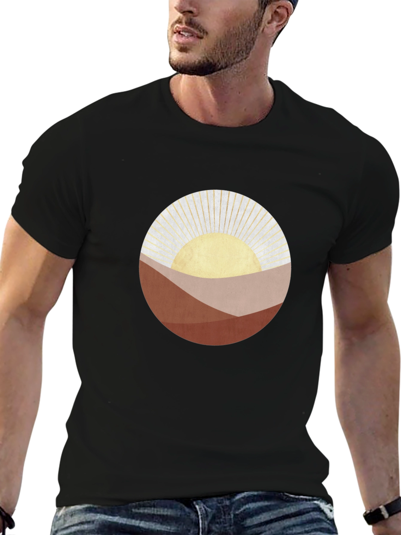 Sunset Graphic Tee - Modern Style