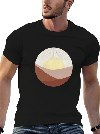 Sunset Graphic Tee - Modern Style