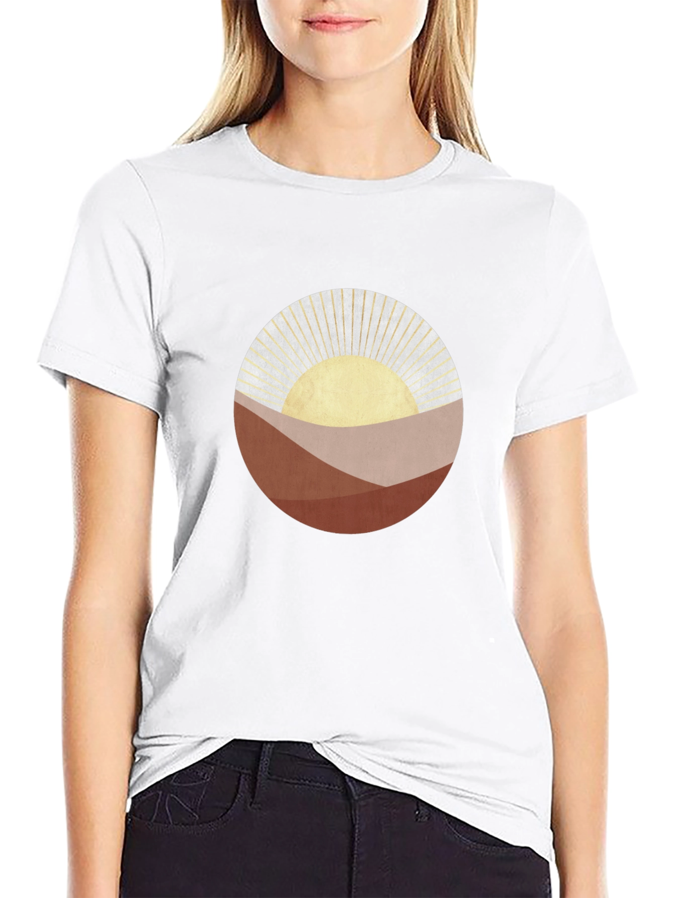 Sunset Graphic Tee - Modern Style