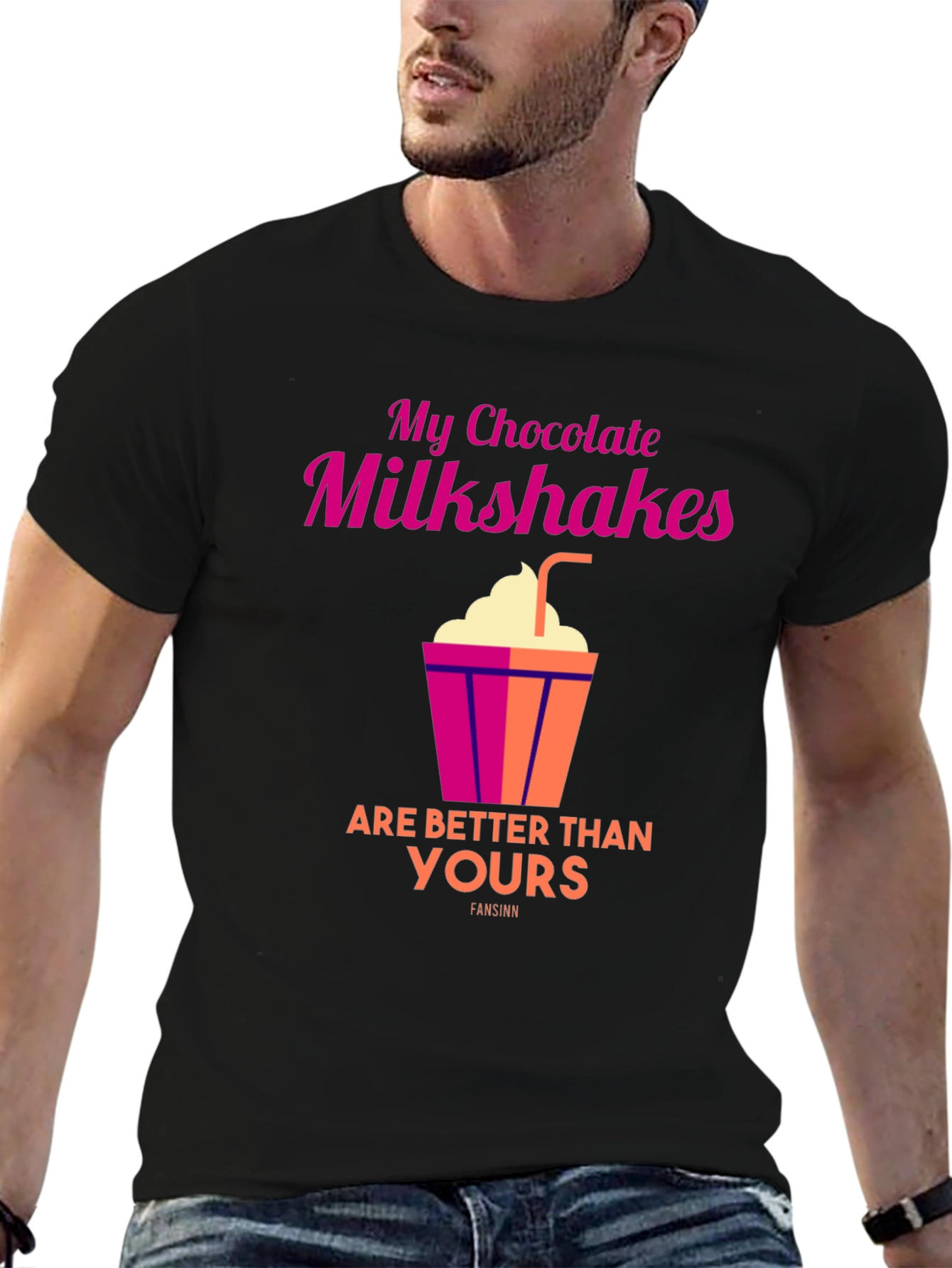 Chocolate Milkshake Graphic T-Shirt
