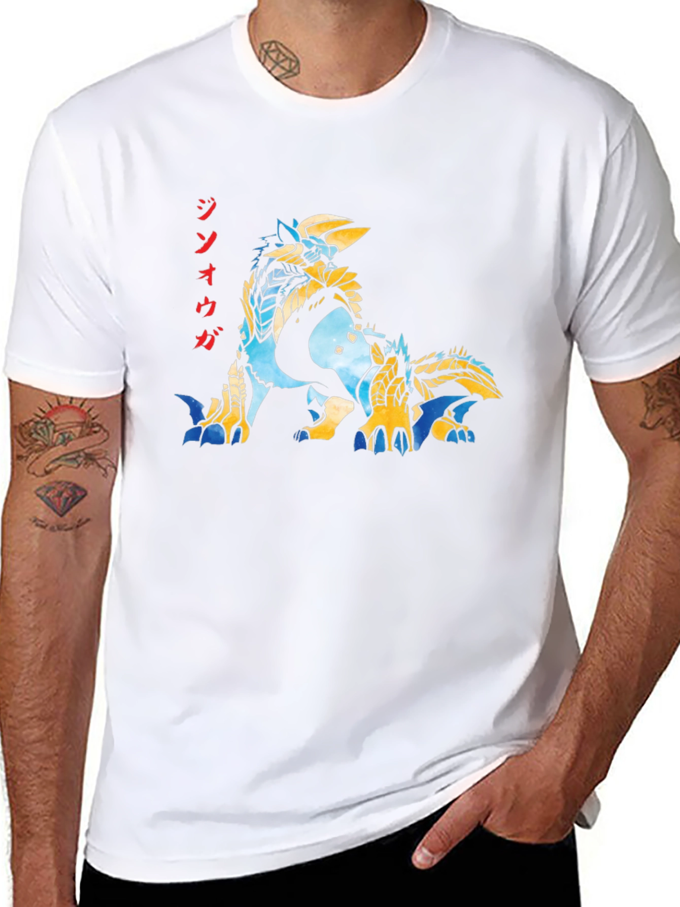 Monster Hunter Zinogre T-Shirt - Black Graphic Tee