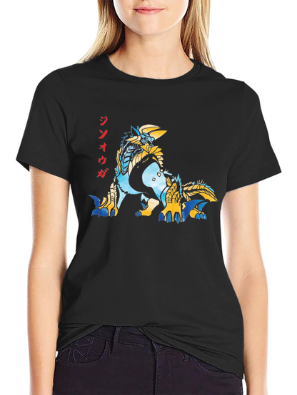 Monster Hunter Zinogre T-Shirt - Black Graphic Tee