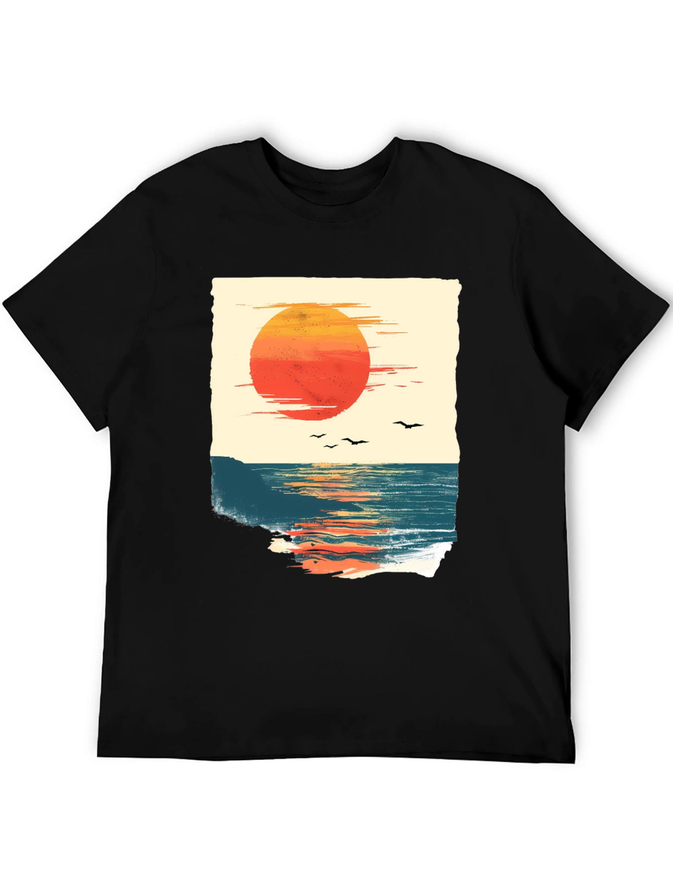 Sunset Graphic Tee - Coastal Design