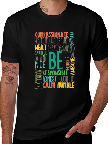 Be Inspirational Graphic Tee - Positive Message T-Shirt