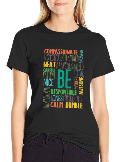 Be Inspirational Graphic Tee - Positive Message T-Shirt