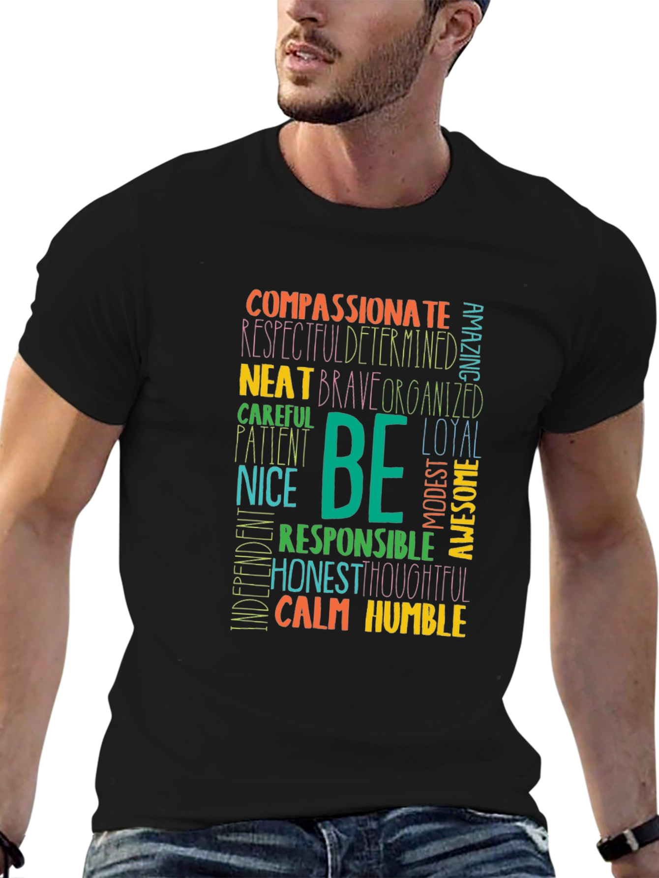 Be Inspirational Graphic Tee - Positive Message T-Shirt