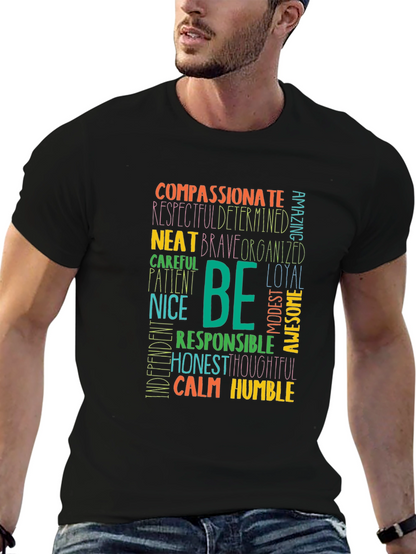 Be Inspirational Graphic Tee - Positive Message T-Shirt