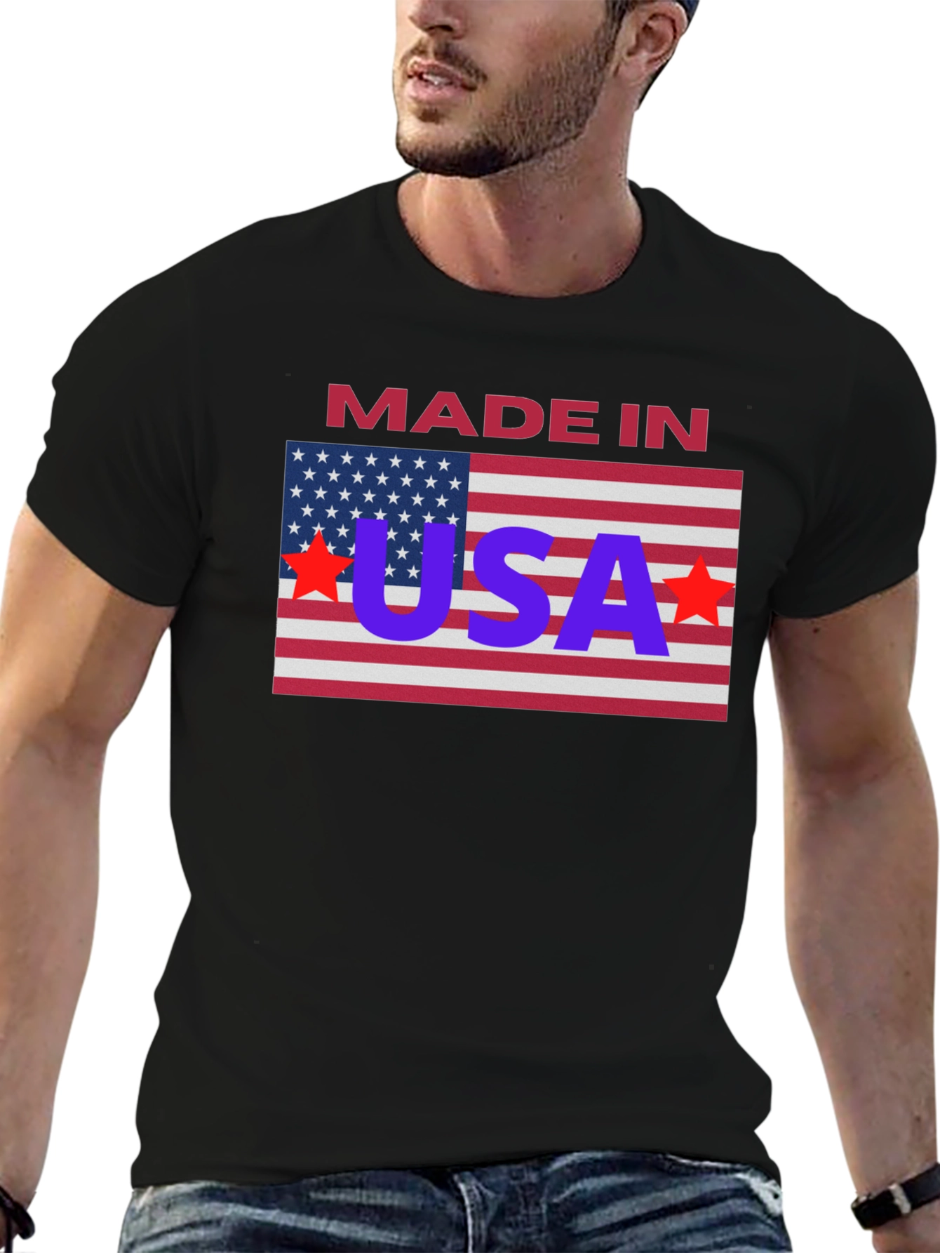 Made in USA Patriotic T-Shirt