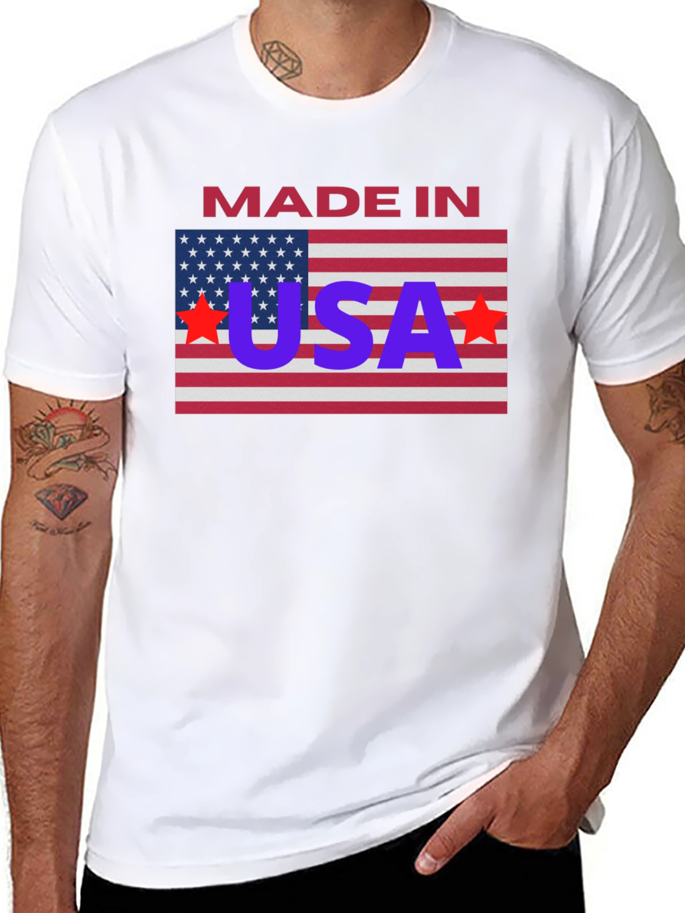 Made in USA Patriotic T-Shirt