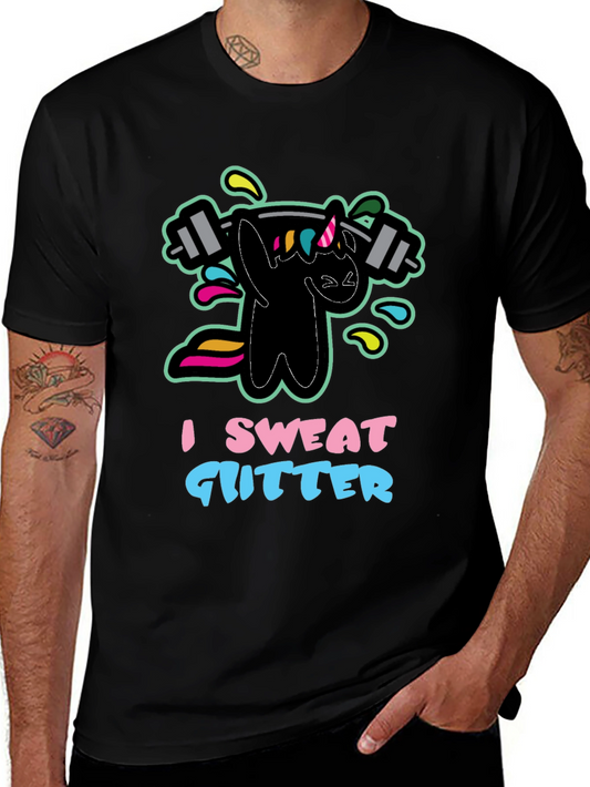 Unicorn Gym T-Shirt - I Sweat Glitter
