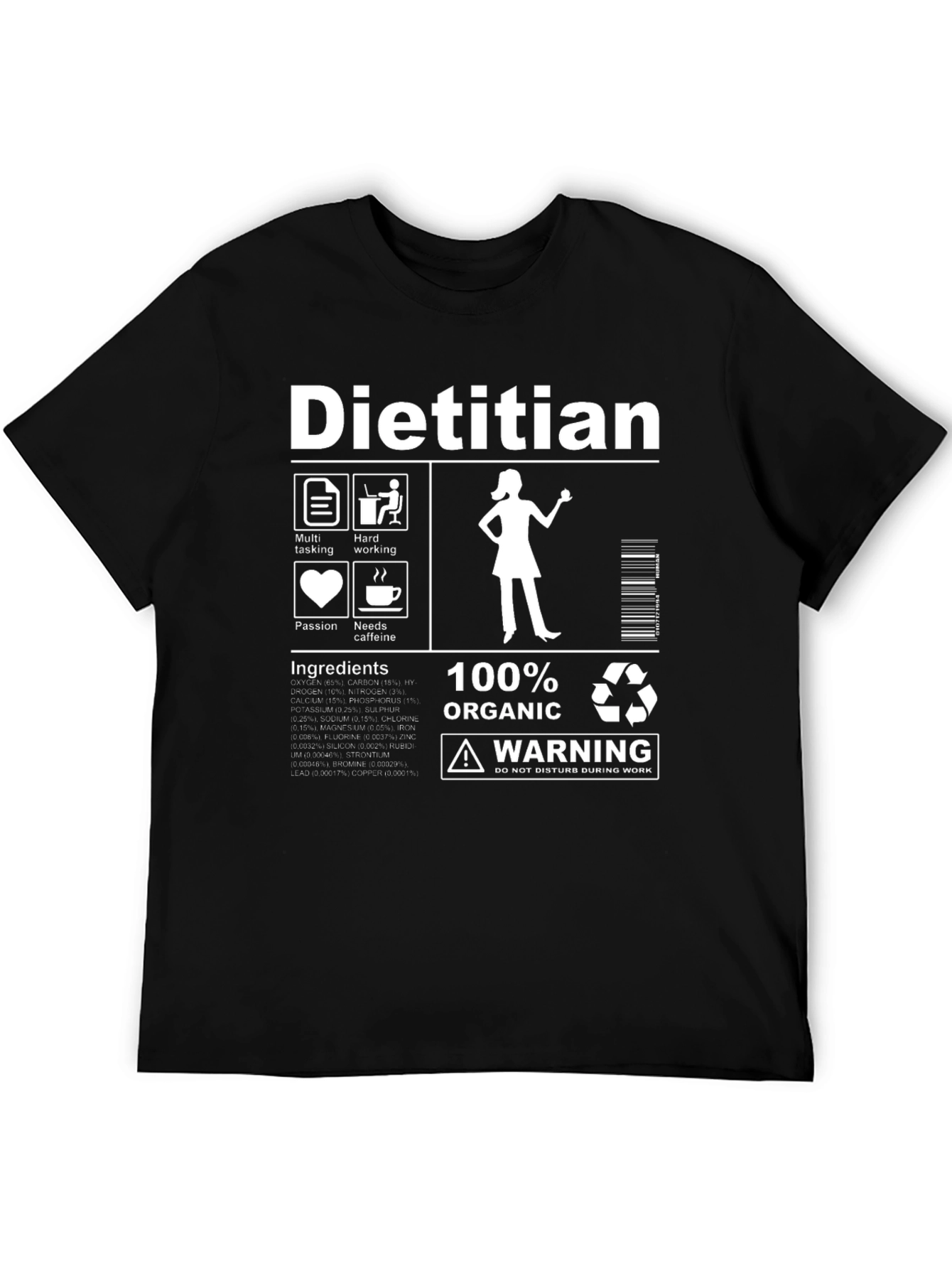 Dietitian T-Shirt - Funny Profession Tee