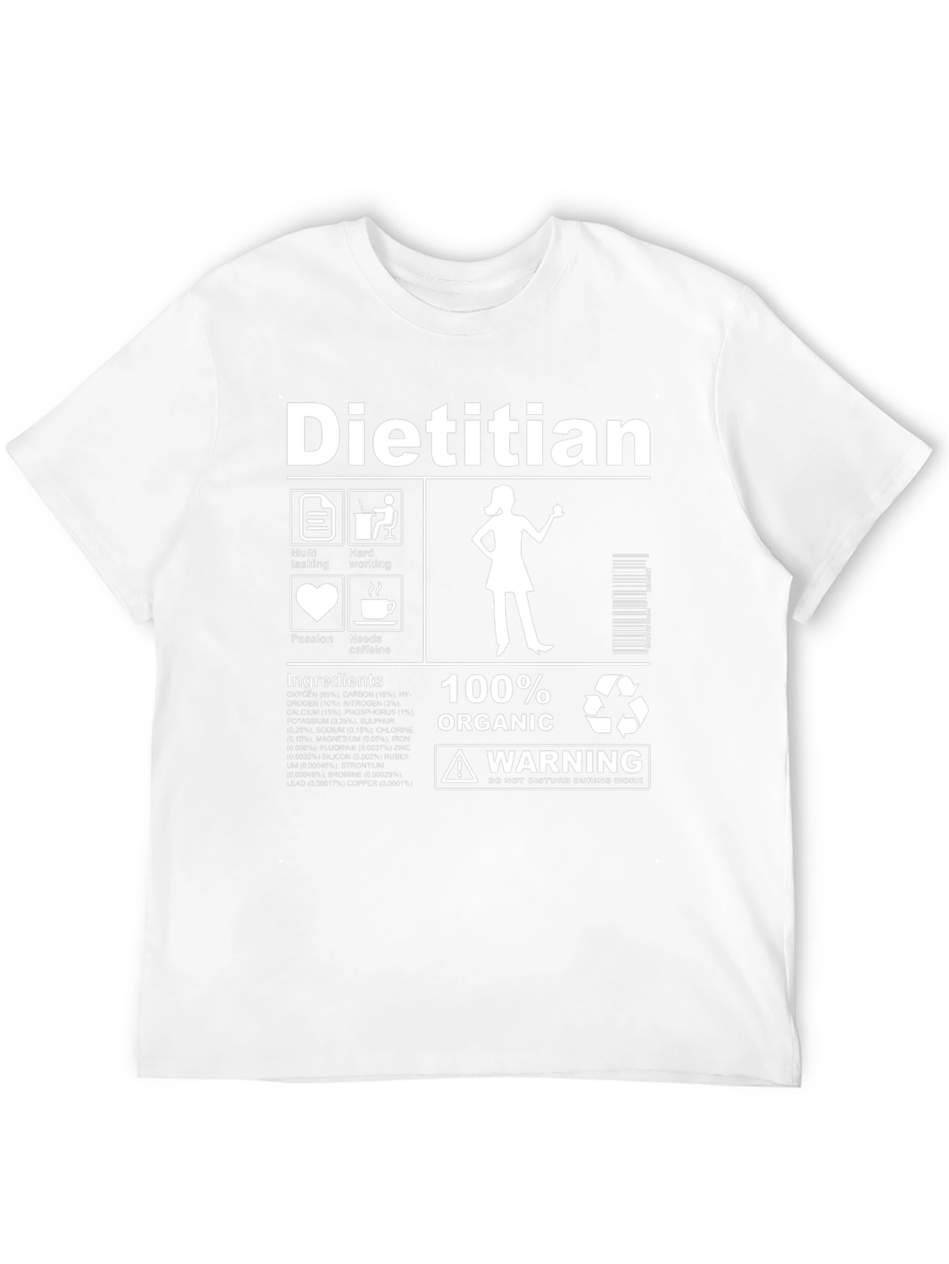 Dietitian T-Shirt - Funny Profession Tee