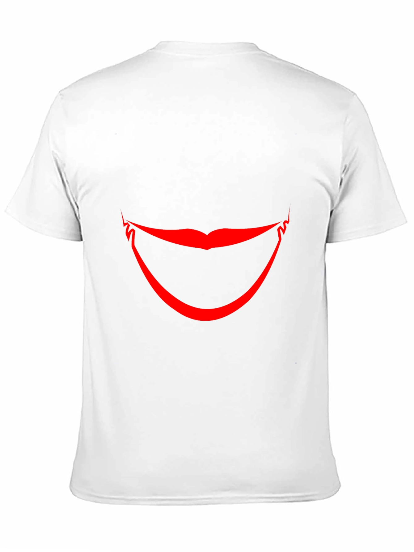 Red Smile Graphic Black T-Shirt