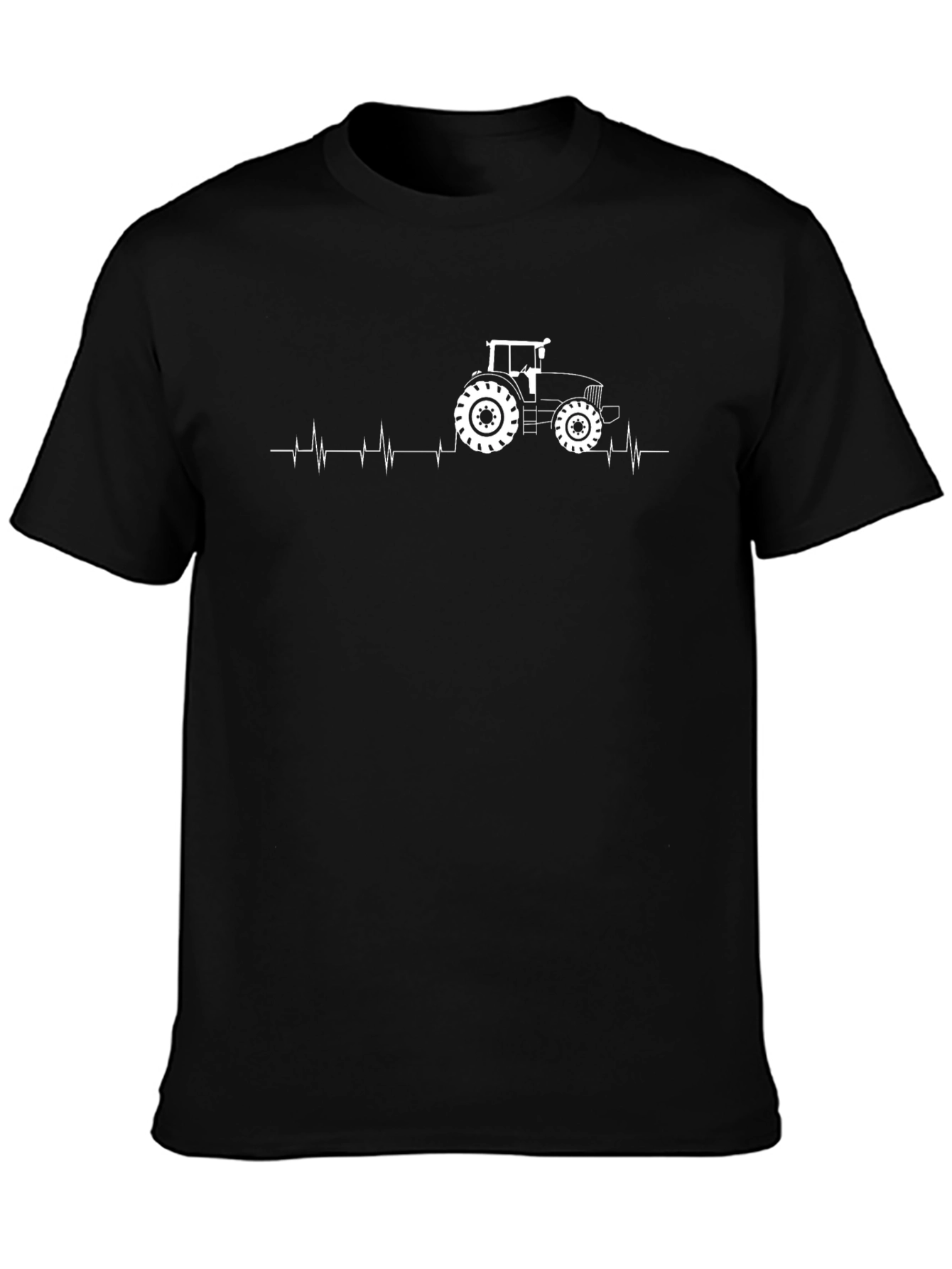 Tractor Heartbeat T-Shirt - Farmer Gift Tee