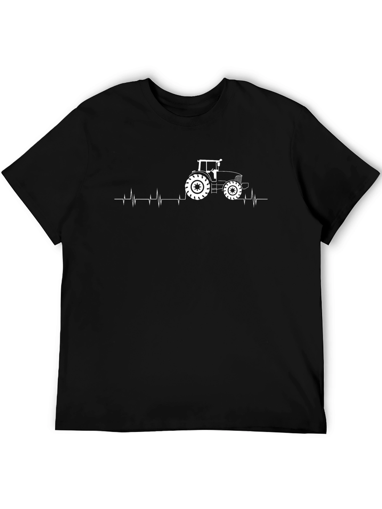 Tractor Heartbeat T-Shirt - Farmer Gift Tee