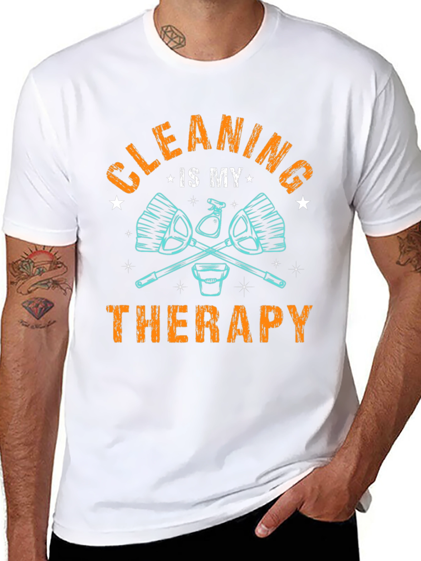 Cleaning is My Therapy T-Shirt